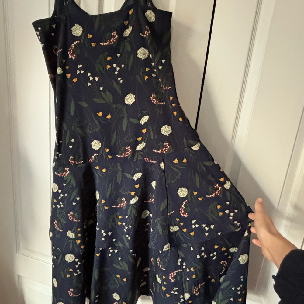 Mod Ref Blue Floral Sundress